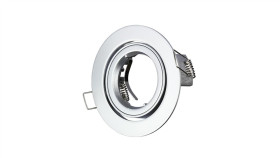 Oprawa Punktowa Oczko 1Xgu10 Ip20 Okrągła Metaliczna Szarość 3647