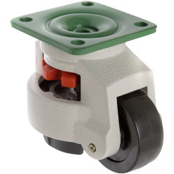 Toolcraft TO-5137968 Castor 73mm Swivel Leveling Plate 750kg Load