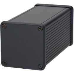 Hammond 1455CS1202BK Extruded Enclosure 54 X 54 X 120 Black Anodise