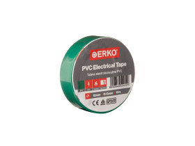 Taśma izolacyjna 15/10 ZIELONA 10 szt. TPVC_15-10-ZIELONA/1 ERKO