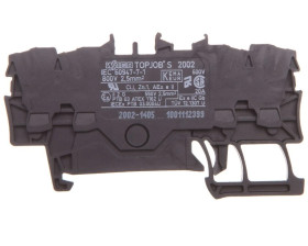 Złączka 4-przewodowa 2,5mm2 czarna 2002-1405 TOPJOBS