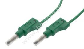 2212/600V-100-GN Przewód PVC 1,0mm2, 1,0m, 2x(wt.+gn.)4mm, zielony, ELECTRO-PJP, 2212600V100GN