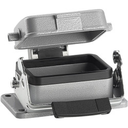 LAPP 10004000 EPIC&#xAE; H-B 6 AD-LB Panel Mount Base with Cover Single Lever