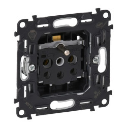 VALENA ALLURE Gniazdo pojedyncze z/u bez przesłony z zaciskami śrubowymi 753085