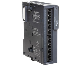 Moduł wejść analogowych 8we prądowe/napięciowe 12bit 24V DC zaciski sprężynowe Modicon TM3-8 TM3AI8G