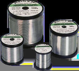 Solder, lead-free, SA (Sn96.5Ag3.5), Ø 0.5 mm, 250 g, SA5250