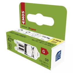 Żarówka halogenowa JC 42W G9 ciepła biel ZE0306