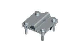 Złącze uniwersalne 3-elem. 80x80 drut8-pręt16 stal ocynkowana galwanicznie 215.6.1 OC 21501601