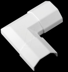 90782 Cable conduit corner piece, 33 mm, white