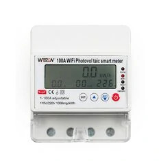 Tuya Inteligentny Miernik Przerwy Fotowoltaicznej z WiFi, Timer, Wielofunkcyjny Licznik Godzin Słonecznych, Pilot Do Domowych Ur