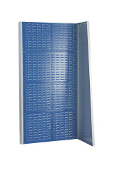 Szafka z panelami ażurowymi głębokość 452mm szerokość 1015mm wysokość 1835mm Niebieski Stal Bott