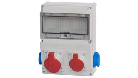 Rozdzielnica Budowlana Neapol 1X5p 16A 1X5p32a 2X2p+Z 11 Modułów Italine...