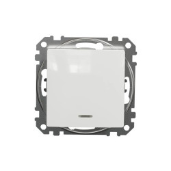 Łącznik schodowy z sygnalizacją załączenia, biały, Sedna Design i Elements SDD111106N