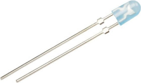 LED, THT, oval, Ø 3.2 mm, blue, 470 nm, 350 to 600 mcd, 110°, 434BD2Q-B4-2B-T