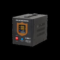 Awaryjne źródło zasilania 12V/230V 500W/800W z przebiegiem sinusoidalnym i funkcją ładowania czarny / URZ3405B