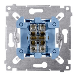 Simon 54 Przycisk pojedynczy zwierny mechanizm 10AX 250V, szybkozłącza, SP1M