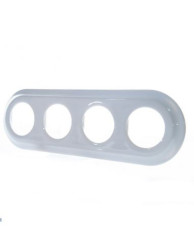 CERAMICZNA RAMKA CZTEROKROTNA PODTYNKOWA BIAŁA CRPT4W