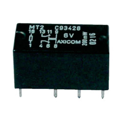 TE Connectivity C93416 DPDT PCB Relay 5VDC 2A