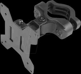 ICA-LCD-100BK Monitor bracket, one display, 13" - 30", mast mounting