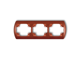 TREND Ramka pozioma 3 potrójna brązowy metalik 9RH-3 KARLIK