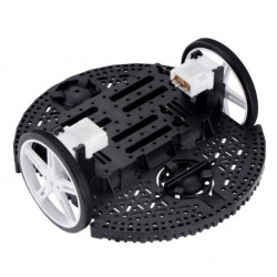 Romi Chassis Kit - 2-kołowe podwozie robota - czarne - Pololu 3500