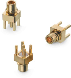 Złącze koncentryczne Przewlekany Męski 50Ω typ złącza Złącze MMCX 6GHz Lutowane