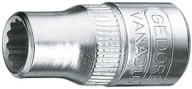 Gedore D 20 1/4AF 1812521 Nasadka 0 mm 1/4" 1/4" (6,3 mm)