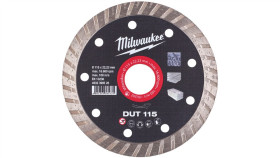 Tarcza Diamentowa Tnąca Dut 115X22,2Mm Uniwersalna Milwaukee