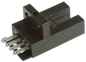 Czujniki fotoelektryczne widełkowy Omron NPN zakres 5 mm Podczerwień