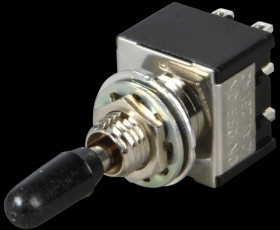 MS 169 Toggle switch 6A-125VAC, 2x on-off-on