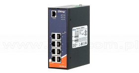 Switch zarządzalny, 8x 10/1000 RJ-45, O/Open-Ring <30ms, L2 (ORing IGS-9080-LA-PN)