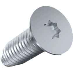 Thread-cutting screw, TX, M4, 12 mm, hardened steel, galvanised, DIN 7500 M, 001.36.451