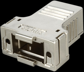 165X13469XE D-sub cap for 9-pin D-sub, metal, large, straight