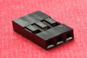 OBUDOWA ZŁĄCZA CZARNA 3 PIN 2.54