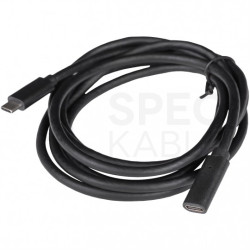 Przedłużacz USB 3.1 typ-C / C (wtyk / gniazdo) 1,5m LANBERG