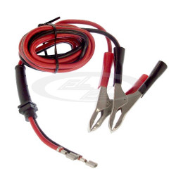przewód 2x2,5mm2 1,5m z krokodylkami, do ładowania akumulatorów