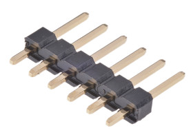 Złącze szpilkowe 6-pinowe raster: 2.54mm -rzędowe Wurth Elektronik Przewlekany 3.0A 250.0 V.