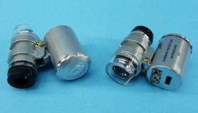 MIKROSKOP=LUPA JUBILERSKA 60x 2xLED