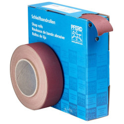 PFERD 45016424 Sandpaper roll grit 240 LxW 25m x 38mm ideal for Hand-grinding