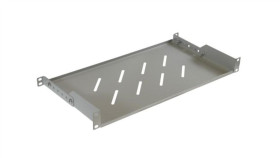 Półka Regulowana 19Cali 1U Głębokość 250Mm V Ral7035