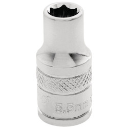 Draper Expert 32449 1/4&quot; Sq. Dr. Hi-Torq&#xAE; 6 Point Socket (5.5mm)