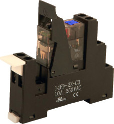 Przekaźnik z interfejsem 12V dc Hongfa Europe GMBH SPDT 16A Szyna DIN bieguny 1 Śruba