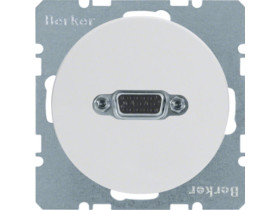 BERKER R.1/R.3 Gniazdo VGA biały 3315402089 HAGER