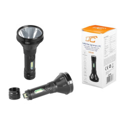 Latarka ręczna LTC 5*SMD+3W CREE XPE aku.ład.wtyk USB,czarna