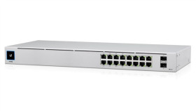 Switch Unifi, 16X Rj45 1000Mb/S, 8X Poe+, 2X Sfp Ubiquiti Usw-16-Poe
