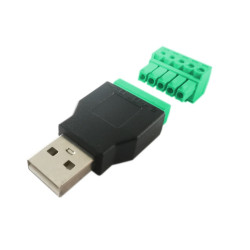 Wtyk USB z listwą rozłączną 5Pin szybkozłączka