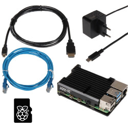 Raspberry Pi 4 Kit, 8GB, B2B All-Purpose Kit, Joy-IT
