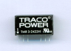 PRZETWORNICA NAPIĘCIA TMR 3-2422HI DC-DC 18-36VDC +12VDC -12VDC 3W 2X125mA izolowana TRACO POWER (MOD-TMR3-2422HI)