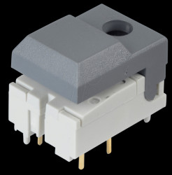 Enter key, switching voltage: 24 V, for LED, green