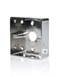 Puszka metalowa kwadratowa 86x86x27mm, do przycisków wyjścia YPWPC